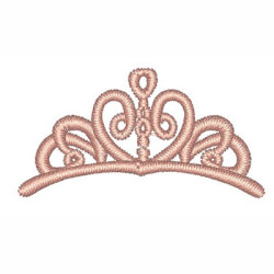 Matriz De Bordado Tiara Princesa 4 Cm