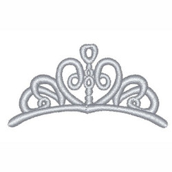 Matriz De Bordado Tiara Princesa 6 Cm