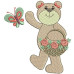 Bear Girl With Flower Basket February 2016