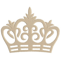 Embroidery Design Big Crown