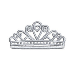 Matriz De Bordado Tiara Princesa 4cm