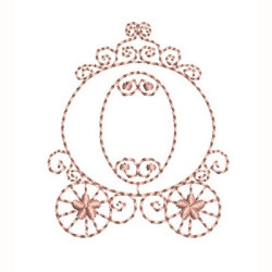 Embroidery Design Carriage Princess