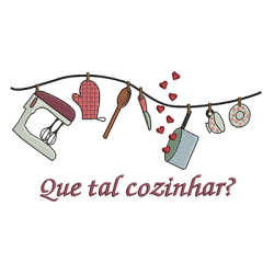 Diseño Para Bordado  ¿qué Hay De Cocinar? 17 Cm