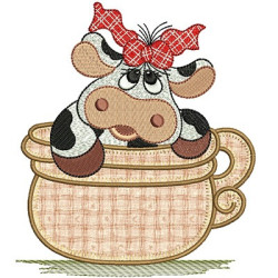 COW IN CUP APPLIED