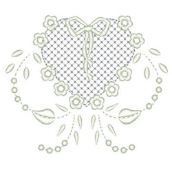 Diseño Para Bordado Floral Punto Cribble
