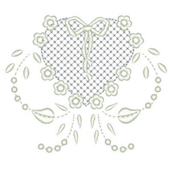 Embroidery Design Floral Riddle With Stitch