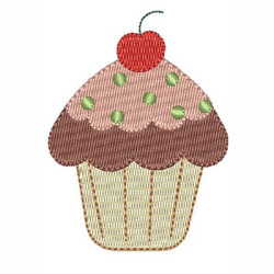 Diseño Para Bordado Cupcake 3