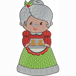 Embroidery Design Mother Noel