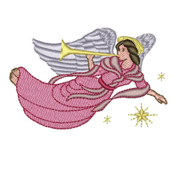 Embroidery Design Christmas Angel