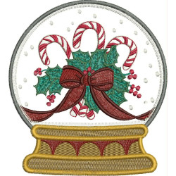 Diseño Para Bordado Bola De La Navidad Arreglo 2