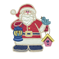 Diseño Para Bordado Papá Noel 7,5 Cm