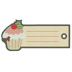 TAG CUPCAKE NAVIDAD