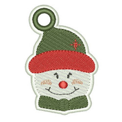 Embroidery Design Ornaments Snowman