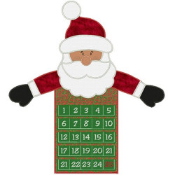 Diseño Para Bordado Proyecto Calendario Adviento Com Papá Noel