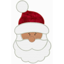 Diseño Para Bordado Proyecto Cara Completa Noel Para Montar