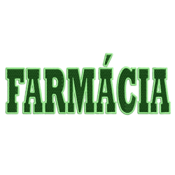 Diseño Para Bordado Farmacia 18 Cm