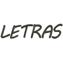Matriz De Bordado Letras Escrita