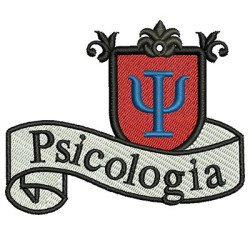 Matriz De Bordado Escudo Psicologia