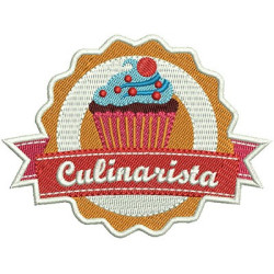 Matriz De Bordado Escudo Culinarista