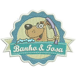 Embroidery Design Shell Bath & Tosa