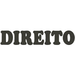 Embroidery Design Direito 29 Cm 2