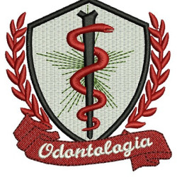 Diseño Para Bordado Escudo Odontología