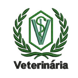 Matriz De Bordado Escudo Veterinária 3