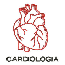 Embroidery Design Cardiology Heart 2