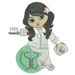 Embroidery Design Acupuncturist