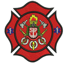 Matriz De Bordado Corpo De Bombeiros Sp