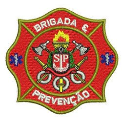 Matriz De Bordado Brigada & Prevenção Sp