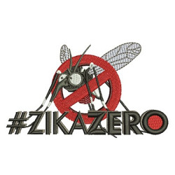 Embroidery Design Zika Zero Pequeno