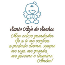 ORAÇÃO SANTO ANJO 17X13 -2