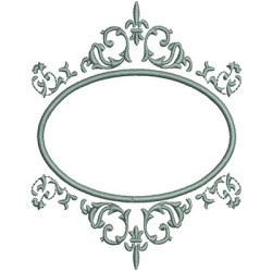 Diseño Para Bordado Marco Provenzal 30