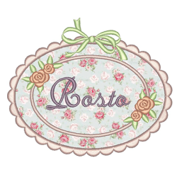 Diseño Para Bordado Marco Aplicación  Rosto