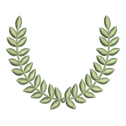 Embroidery Design Frame With Branch 9 Cm