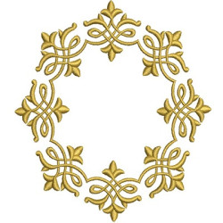 Embroidery Design Frame 12 Cm