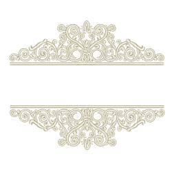 Embroidery Design Frame Margin 2,5 Cm
