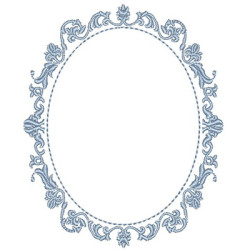 Embroidery Design Frame Provence 40 Cm