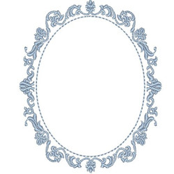 Embroidery Design Frame Provence 41