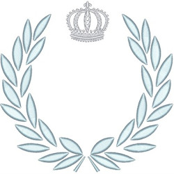 Diseño Para Bordado Rubias Con Corona De 13 Cm