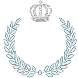 Diseño Para Bordado Rubias Con Corona De 13 Cm