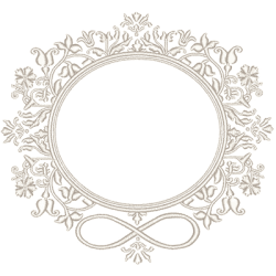 Embroidery Design Frame Provence 15 Cm