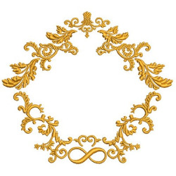 FRAME DAMASK 12 CM