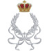 Moldura Ramos Com Coroa 15 Cm Provençal