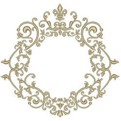 Embroidery Design Frame Provence 72