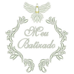 Matriz De Bordado Meu Batizado Provençal Com Divino 3