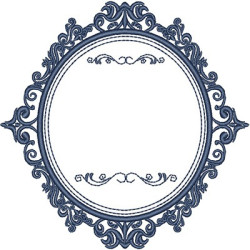 Embroidery Design Frame Portuguese Tiles