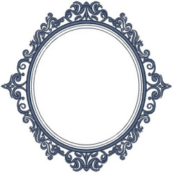 Embroidery Design Frame Portuguese Tiles 4