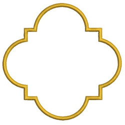 Diseño Para Bordado Marco Simple 12 Cm